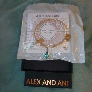 Alex and Ani December birthstone bangle bracelet